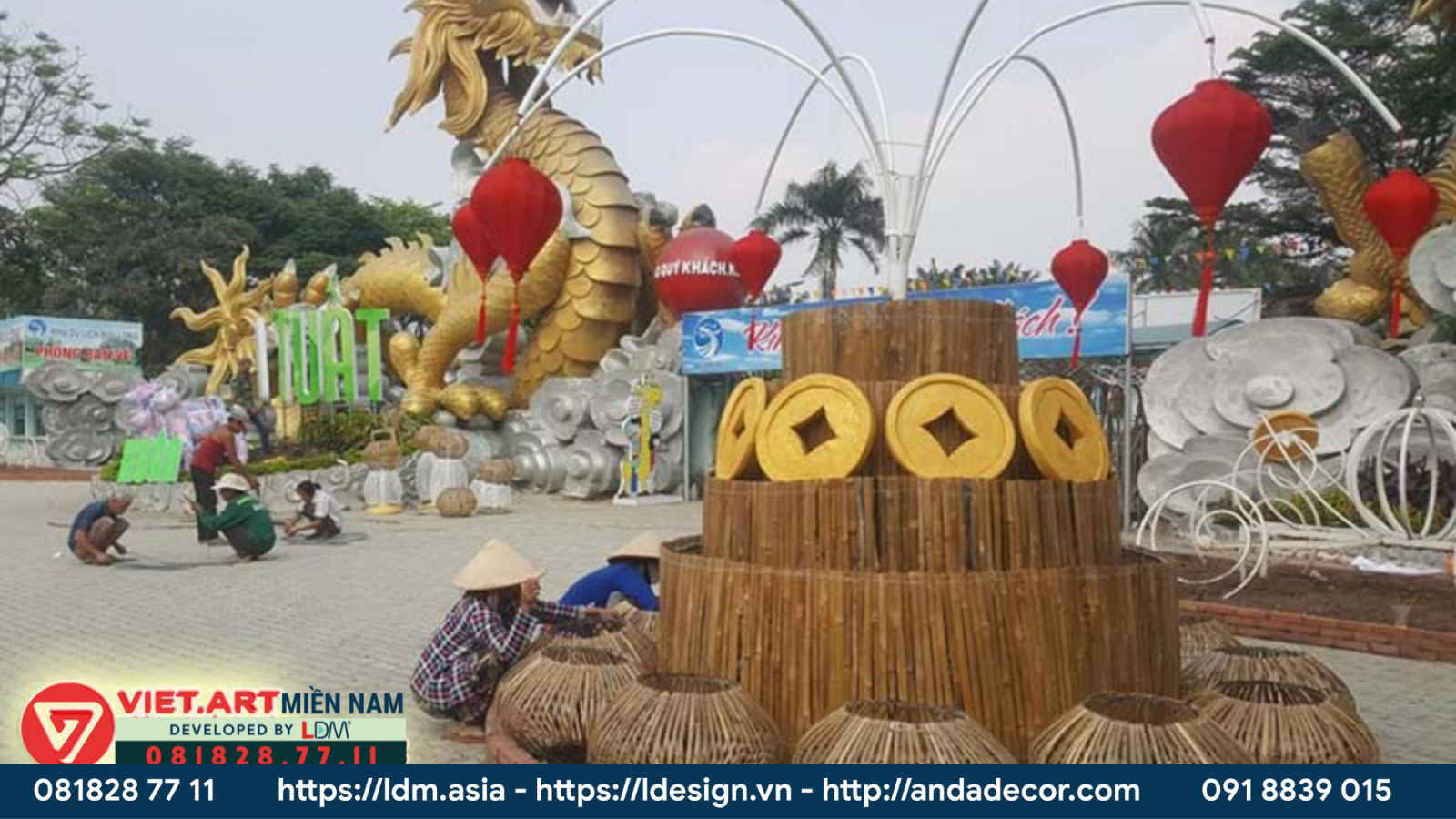 Trang Trí Mô Hình Ngày Tết