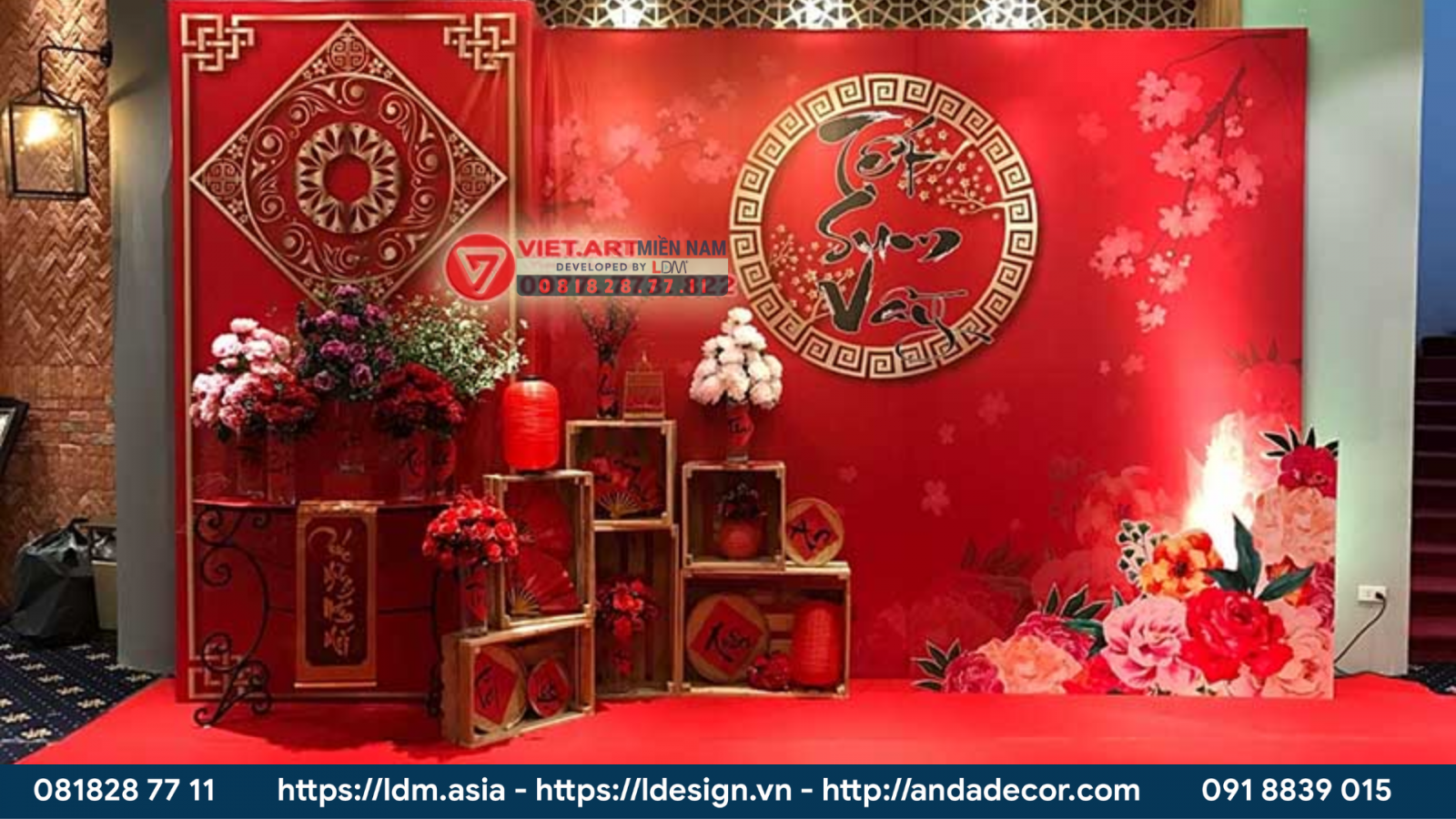 Tiểu cảnh trang trí tết
