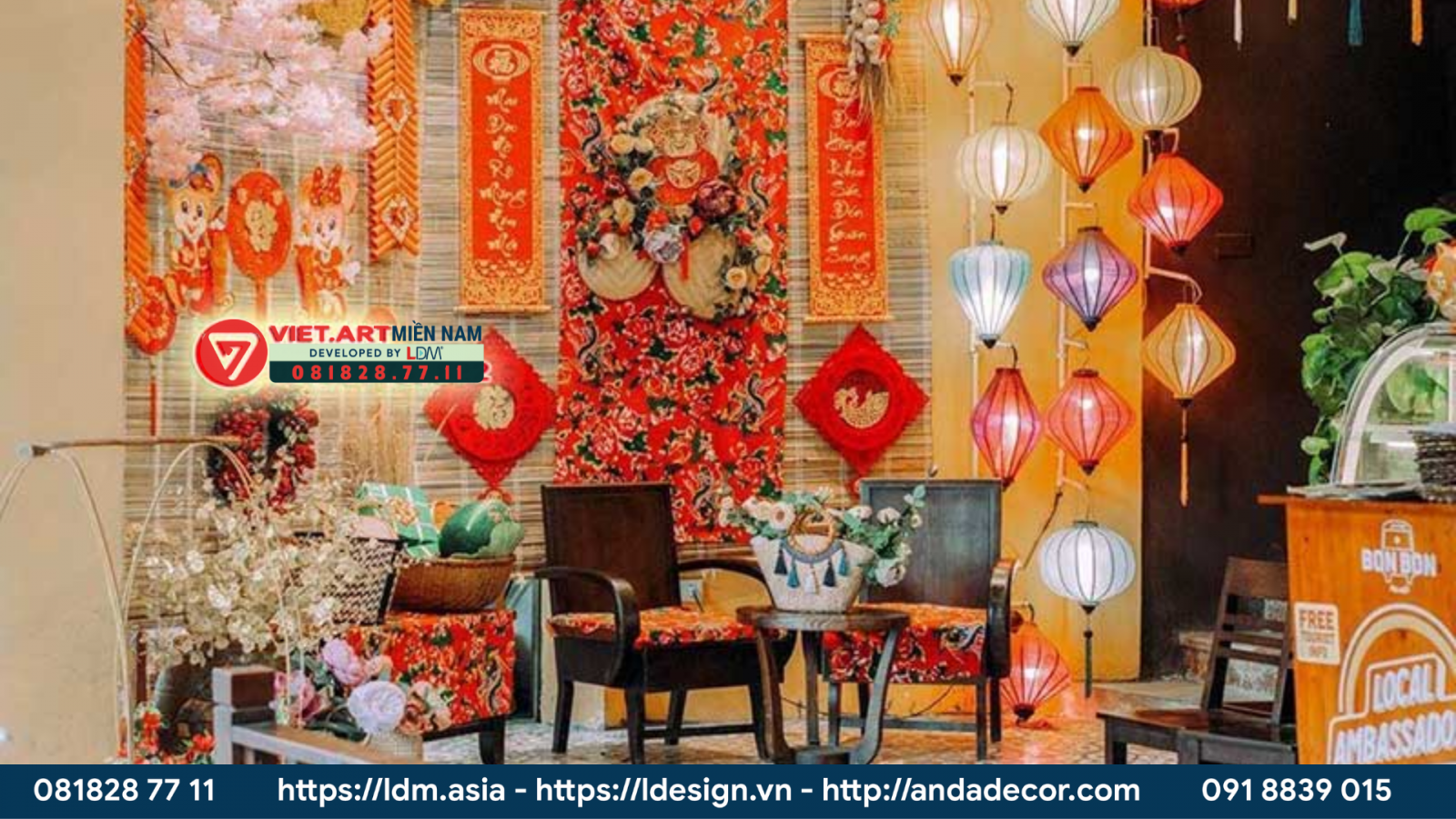 Tiểu cảnh ngày tết