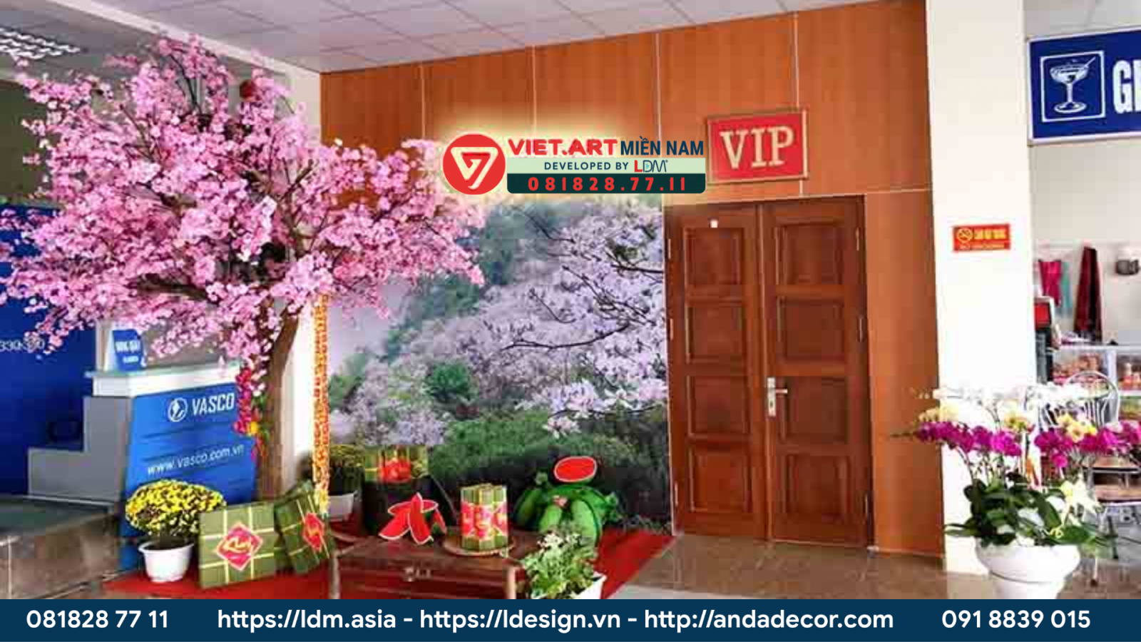 Trang trí tiểu cảnh tết đẹp