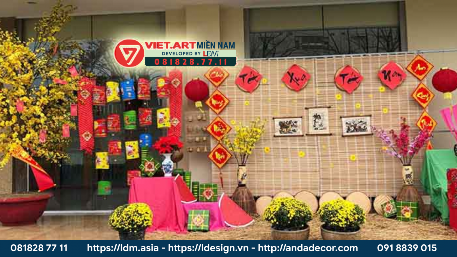 Tiểu cảnh tết đẹp